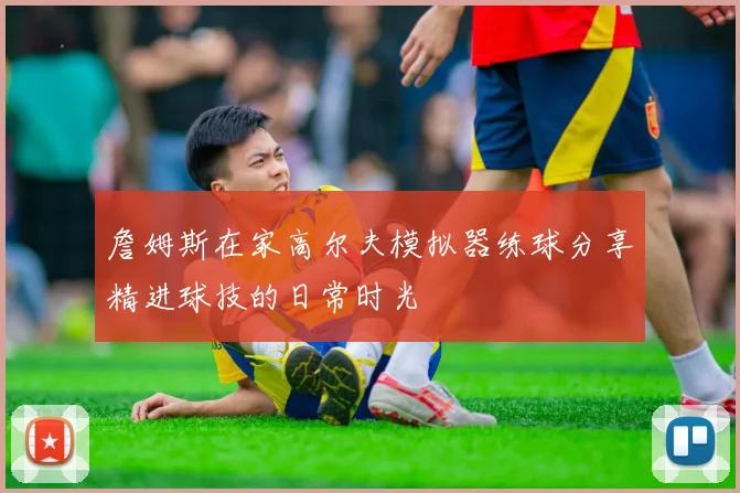 詹姆斯在家高尔夫模拟器练球分享精进球技的日常时光